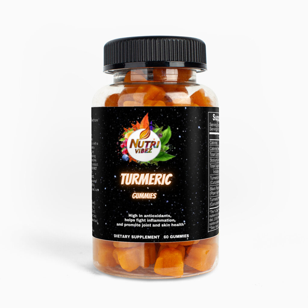 Upgrade your body’s software with NutriVibez supplements Turmeric packaging