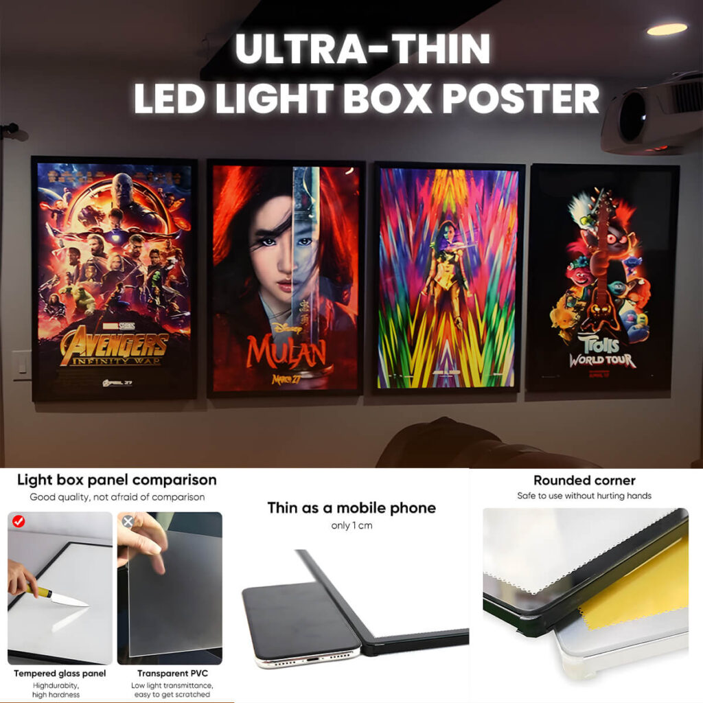 Discover the Best in TV and Film Posters at Remo Poster Design: Quality, Variety, and LED Illumination! Remo Poster Design