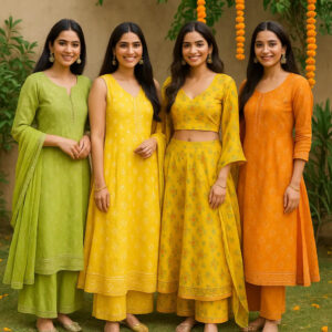 Lightweight Ethnic Outfits 2025 for Mehndi 10 Lightweight-Ethnic-Outfits