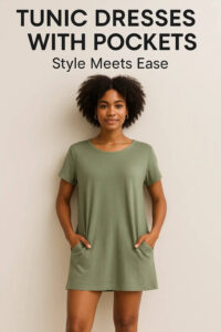 Tunic Dresses With Pockets – Chic & Practical Fashion 10 tunic dresses, dresses with pockets, casual fashion 2025, women's tunics, bs home