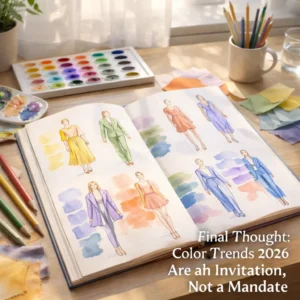 Color Trends 2026: Runway Shades 3 Color Trends 2026