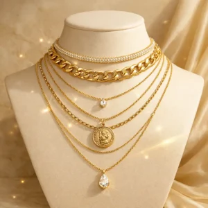 Layered Necklace Trends 2026 1 Layered necklace trends 2026