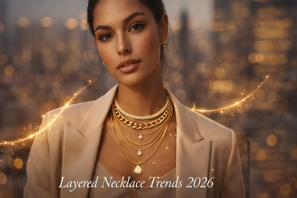 Layered Necklace Trends 2026 Layered necklace trends 2026